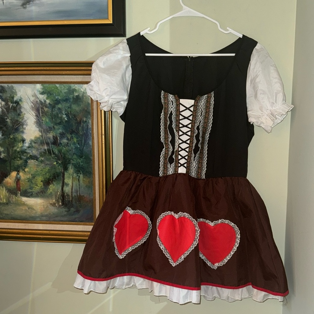 Leg Avenue M L Large German Beer Girl Halloween Costume oktoberfest dress